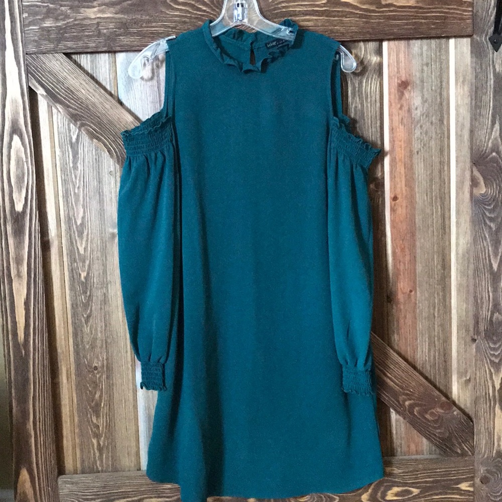 Cold shoulder dress